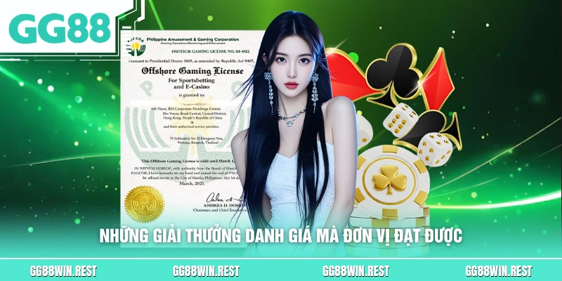 Những giải thưởng danh giá mà đơn vị đạt được